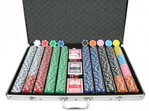 Set de poker 1000 jetoane model DICE