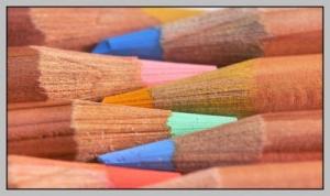 Creioane colorate, 1/1, lemn natur, 24 culori/set, PENSAN
