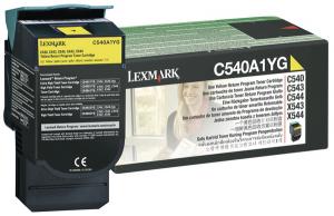 Toner lexmark c540a1yg galben