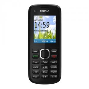 Telefon mobil Nokia C1-02, Black
