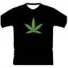 Tricou t-qualizer cannabis leaf