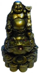 FENG SHUI a€“ Bani a€“ BUDDHA pe BROASCA NOROCOASA pe MONEDE