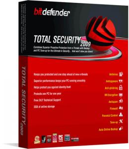 BitDefender Antivirus Total Security v2009 OEM, cu CD, 1AN