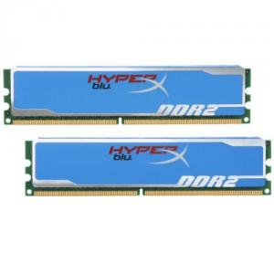 Memorie Kingston 4GB 800MHz DDR2 Non-ECC CL5 DIMM (Kit of 2) Hyp
