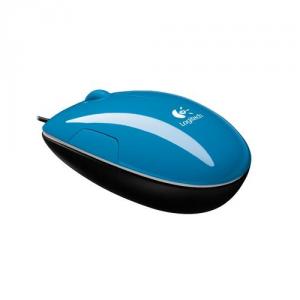 Mouse Laser Logitech LS1, USB, Aqua/Blue