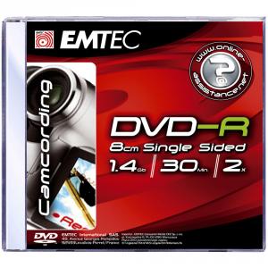 Mini DVD-R 4.7GB, Slimcase, 4x, EMTEC
