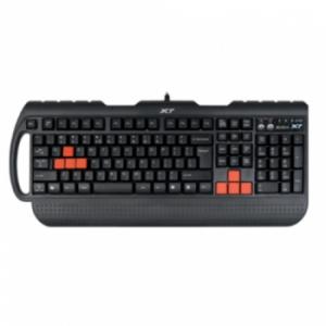 Tastatura A4Tech G700 3X Fast Gaming, PS2, Negru