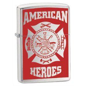 Bricheta Zippo American Hero Firefighter