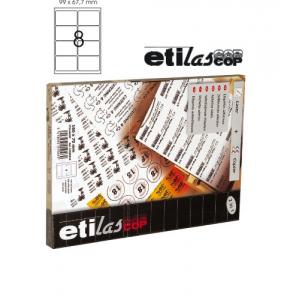 Etichete autoadezive rotunde (D63,5), 12/A4, 100 coli/top, ETILA