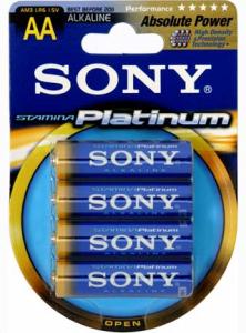 Acumulatori Sony Stamina Platinum Alkaline batteries 1,5V AA