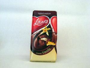 Ciocolata Amaruie cu Crema de Vanilie Laura 100 g