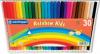 Carioci, 30 culori/set, centropen rainbow kids