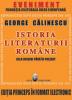 Cartea  istoria literaturii romane aâ¬â prima editie in