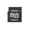 Card Memorie Nokia MiniSD MU-23, 512MB