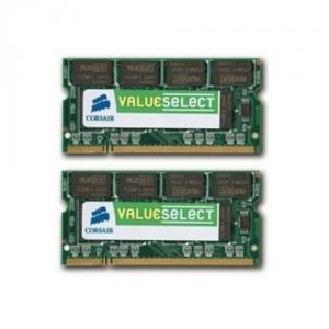Memorie Corsair ValueSelect DDR2 SODIMM 4GB (2 x 2048) PC2-5300