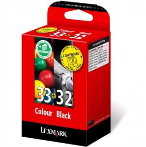 Cartus cerneala Combo Pack Lexmark 80D2951 nr.32 si nr.33