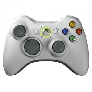 XBOX 360 Wireless Controller, USB, alb,