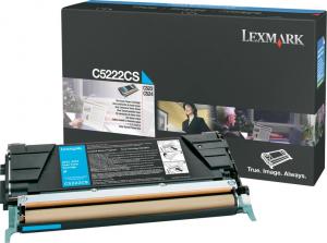 Toner color cyan LEXMARK C5222CS