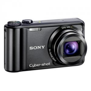 Aparat foto digital Sony Cyber-shot DSC-H55, 14.1MP, negru + car