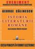 Cartea  istoria literaturii romane " prima editie in format el