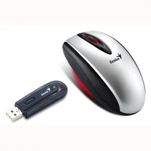 Mouse Genius Wireless Mini Navigator USB, argintiu