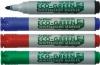 Whiteboard marker varf rotund, 2.0mm, corp plastic reciclat, 4 b