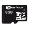 Card memorie Serioux microSDHC 8GB, class 6, adaptor SDHC