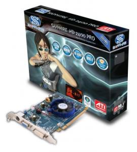 Placa video Sapphire ATI HD2400 PRO 512MM DDR2