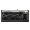 Tastatura A4Tech KBS-20MU, PS2, Argintiu/Negru