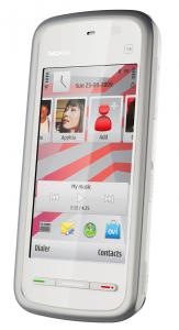 Telefon mobil Nokia 5230 Touch White Blue