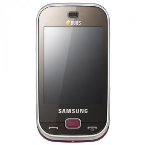 Telefon mobil Samsung dual sim B5722 pink