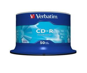 CD-R, 700MB, 52X, 50 buc/bulk, VERBATIM Extra Protection