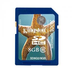 Card de memorie Kingston SDHC 8GB, Class 6