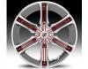 Janta lexani arrow chrome & red wheel 26"
