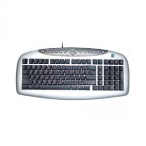 Tastatura A4Tech KBS-21, USB, Argintiu/Negru