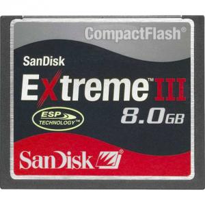 Card memorie SanDisk Compact Flash Extreme III 8GB