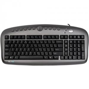 Tastatura A4tech KBS-27, PS/2, Argintiu/Negru