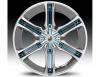 Janta Lexani Arrow Chrome & Blue Wheel 26"