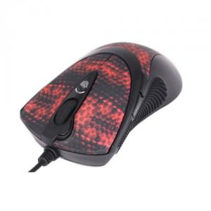 Mouse A4Tech Oscar Laser XL-740K, USB, Rosu/Negru