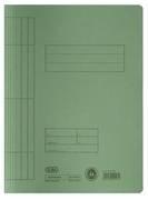 Dosar din carton, cu sina, 250 g/mp, verde, ELBA