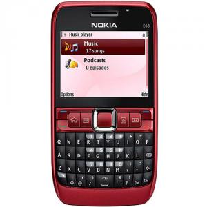 Telefon mobil Nokia E63 Red