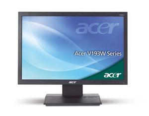Monitor LCD Acer V193WAB 19", Negru
