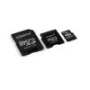 Card memorie Kingston 1GB microSD w/2 Adapters