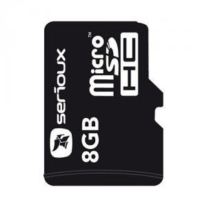 Card memorie Serioux Micro-SDHC 8GB, Class 10, cu adaptor
