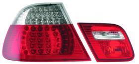Stopuri cu LED-uri BMW E46 Coupe/Cabrio, Rosu/Clar
