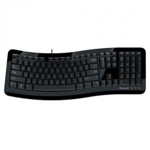 Tastatura Microsoft Comfort Curve 3000, multimedia, USB, negru