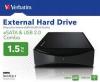 Hard disk extern verbatim 1.5 tb