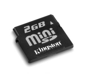 Card memorie Kingston 2048MB miniSD