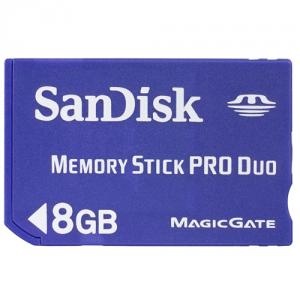Card memorie SanDisk memory stick pro duo 8 GB