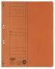 Dosar din carton, cu gauri 1/2, 250 g/mp, portocaliu, ELBA